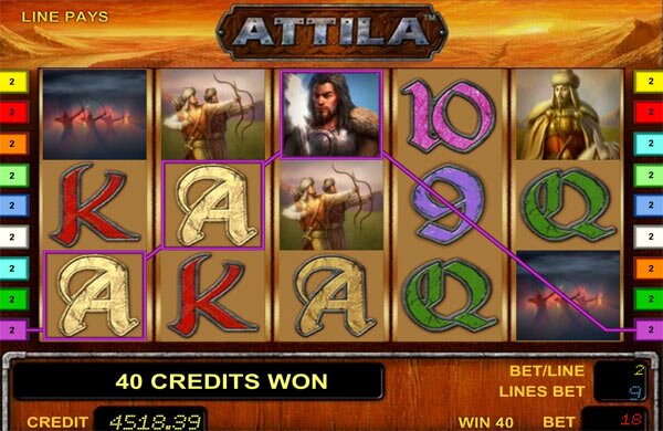 Игровой автомат Attila играть онлайн! Игровой автомат Attila играть онлайн!