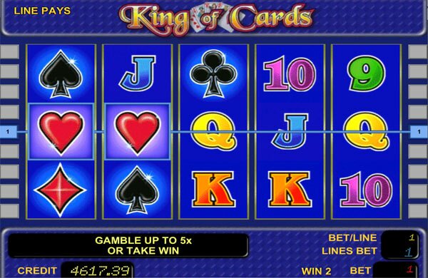 Игровой автомат King of Cards играть онлайн! Игровой автомат King of Cards играть онлайн!