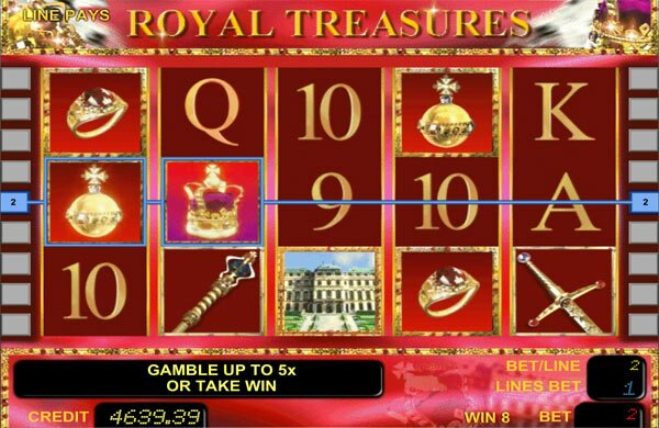 Игровой автомат Royal Treasures играть онлайн! Игровой автомат Royal Treasures играть онлайн!