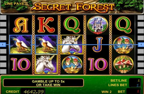 Игровой автомат Secret Forest играть онлайн! Игровой автомат Secret Forest играть онлайн!