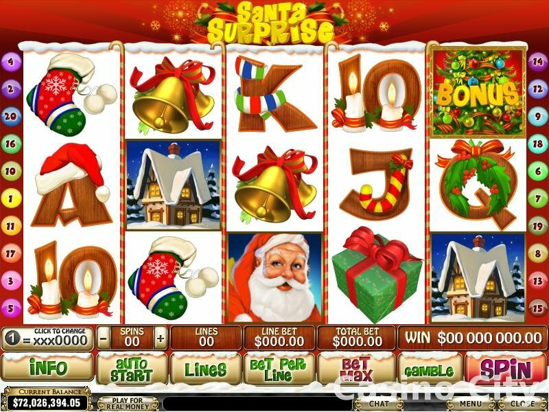 Игровой автомат Santa Surprise играть онлайн! Игровой автомат Santa Surprise играть онлайн!